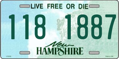 NH license plate 1181887