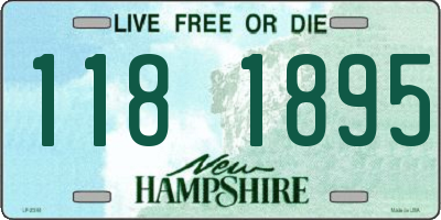 NH license plate 1181895