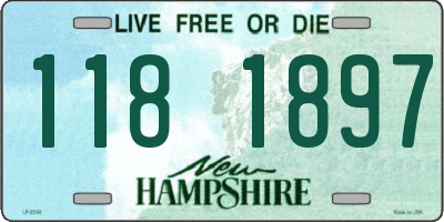 NH license plate 1181897