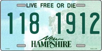 NH license plate 1181912
