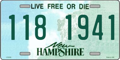 NH license plate 1181941