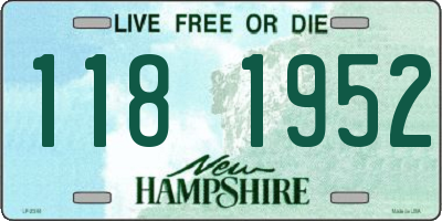 NH license plate 1181952