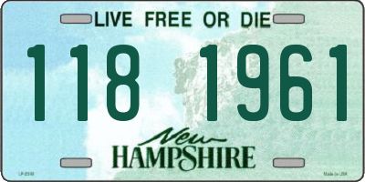 NH license plate 1181961