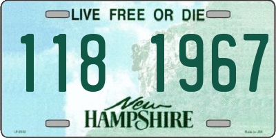 NH license plate 1181967