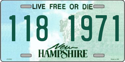 NH license plate 1181971
