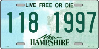 NH license plate 1181997
