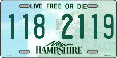 NH license plate 1182119
