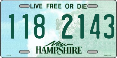 NH license plate 1182143