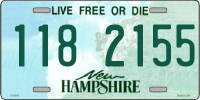 NH license plate 1182155