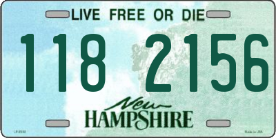 NH license plate 1182156