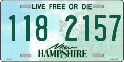 NH license plate 1182157