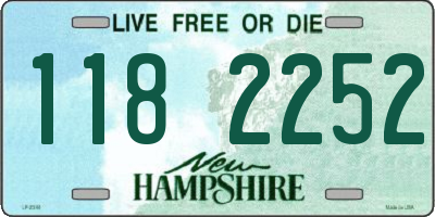 NH license plate 1182252