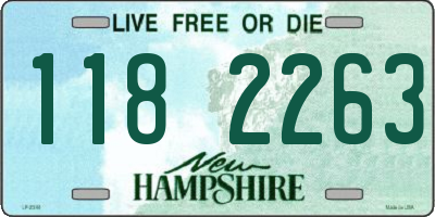 NH license plate 1182263
