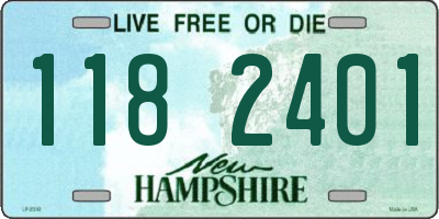 NH license plate 1182401