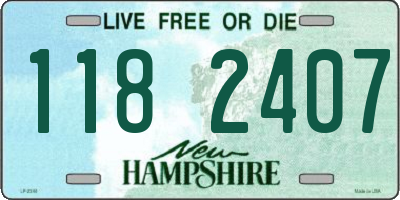 NH license plate 1182407