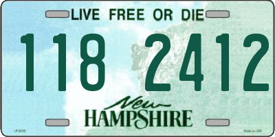 NH license plate 1182412