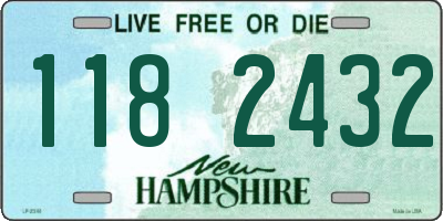 NH license plate 1182432