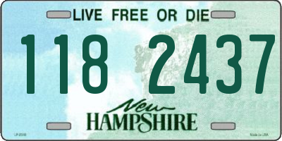 NH license plate 1182437