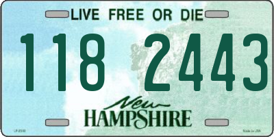 NH license plate 1182443