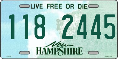 NH license plate 1182445