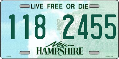 NH license plate 1182455