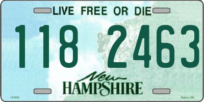 NH license plate 1182463