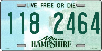 NH license plate 1182464
