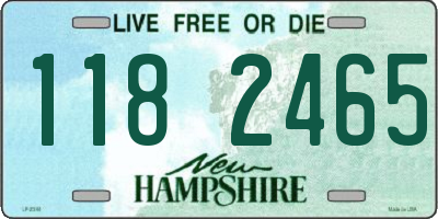 NH license plate 1182465