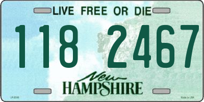 NH license plate 1182467