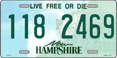 NH license plate 1182469