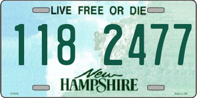 NH license plate 1182477