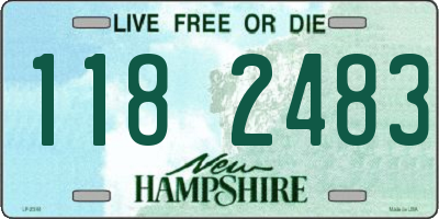 NH license plate 1182483