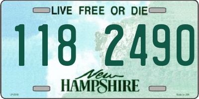 NH license plate 1182490