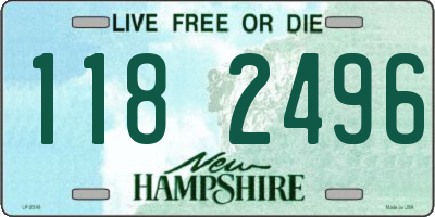 NH license plate 1182496