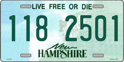 NH license plate 1182501