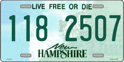 NH license plate 1182507