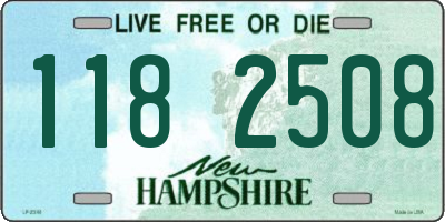 NH license plate 1182508