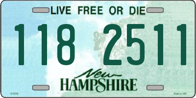 NH license plate 1182511