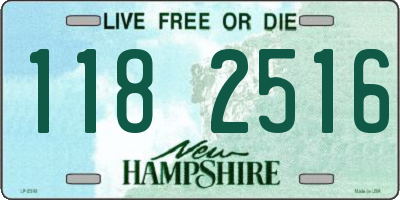 NH license plate 1182516
