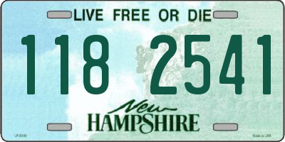 NH license plate 1182541