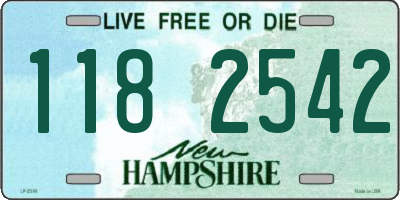 NH license plate 1182542