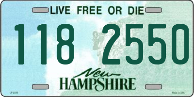 NH license plate 1182550