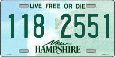 NH license plate 1182551