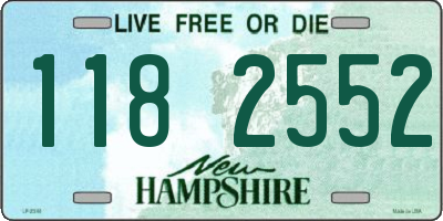NH license plate 1182552