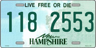 NH license plate 1182553