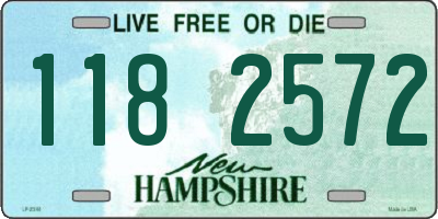 NH license plate 1182572