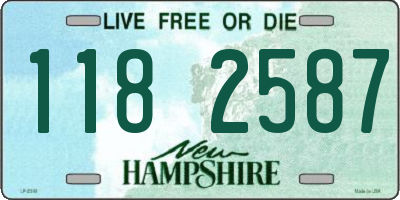 NH license plate 1182587