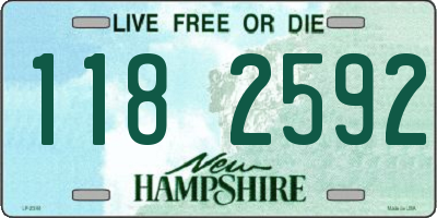 NH license plate 1182592