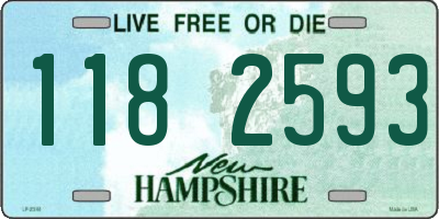 NH license plate 1182593
