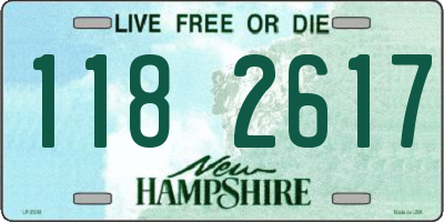NH license plate 1182617